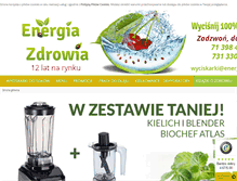 Tablet Screenshot of energiazdrowia.pl